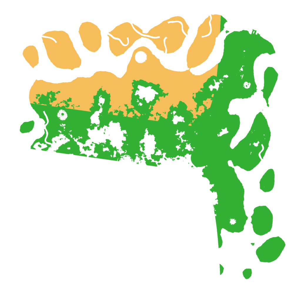 Biome Rust Map: Procedural Map, Size: 4500, Seed: 95818261