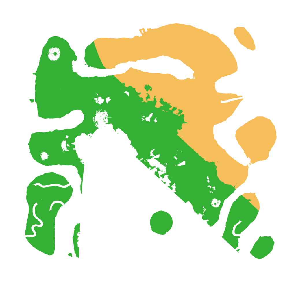 Biome Rust Map: Procedural Map, Size: 3500, Seed: 2616492