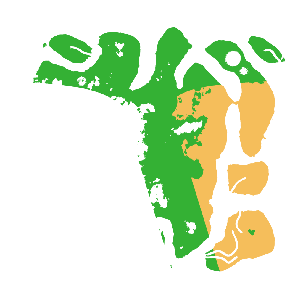 Biome Rust Map: Procedural Map, Size: 3500, Seed: 1000641