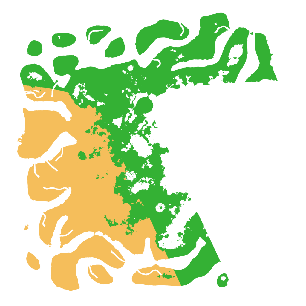Biome Rust Map: Procedural Map, Size: 5000, Seed: 86858517