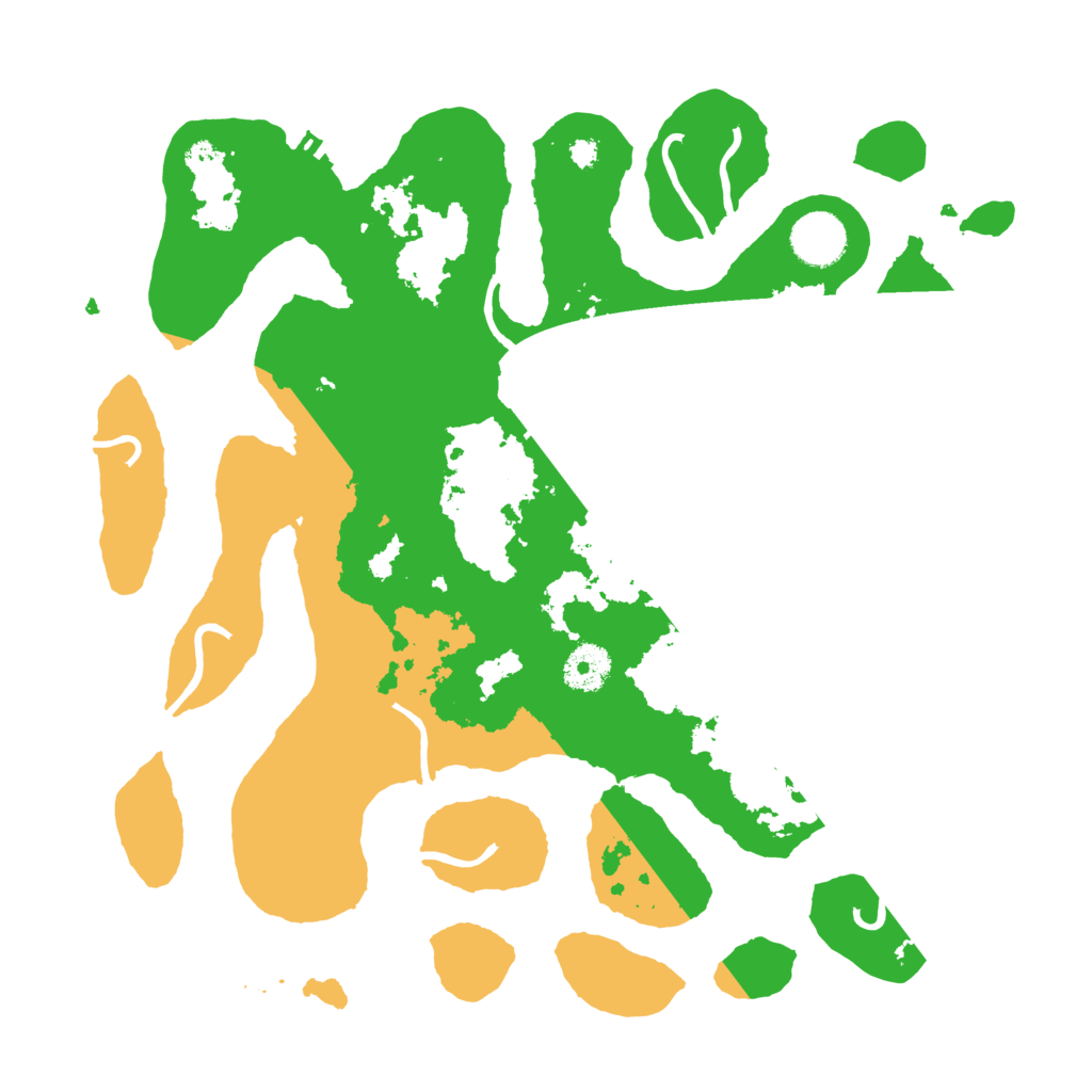 Biome Rust Map: Procedural Map, Size: 3500, Seed: 1199115
