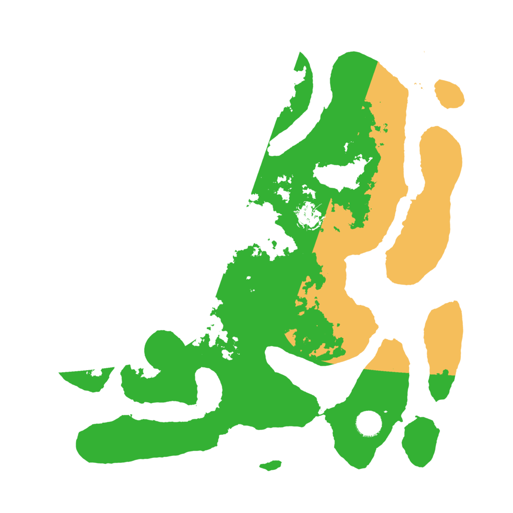 Biome Rust Map: Barren, Size: 3500, Seed: 4100540