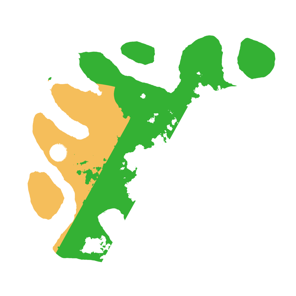 Biome Rust Map: Barren, Size: 3000, Seed: 712372