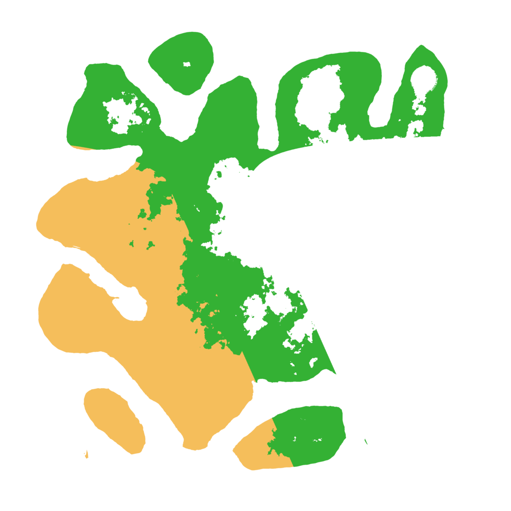 Biome Rust Map: Barren, Size: 3500, Seed: 6952