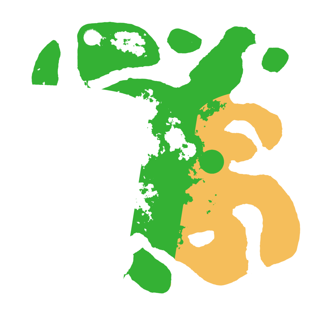 Biome Rust Map: Barren, Size: 3500, Seed: 567967
