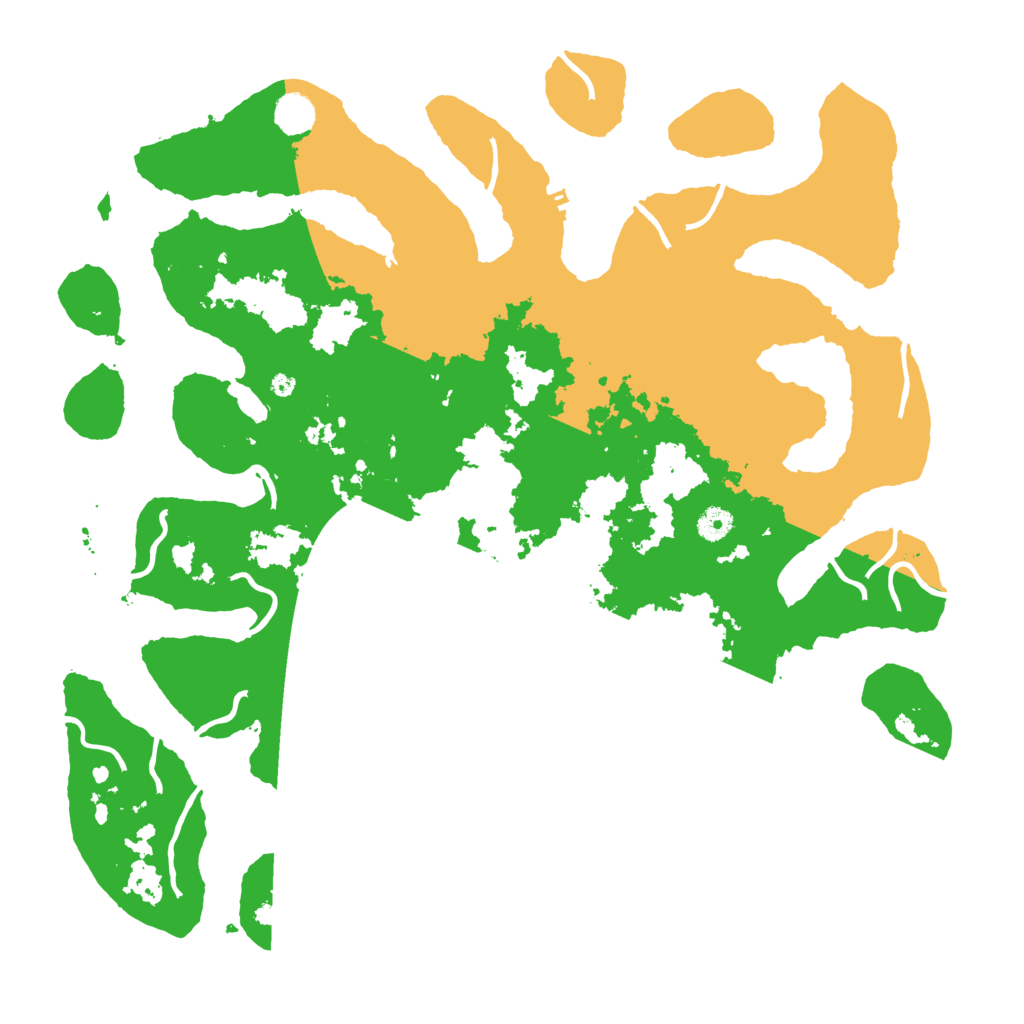 Biome Rust Map: Procedural Map, Size: 4500, Seed: 4790247