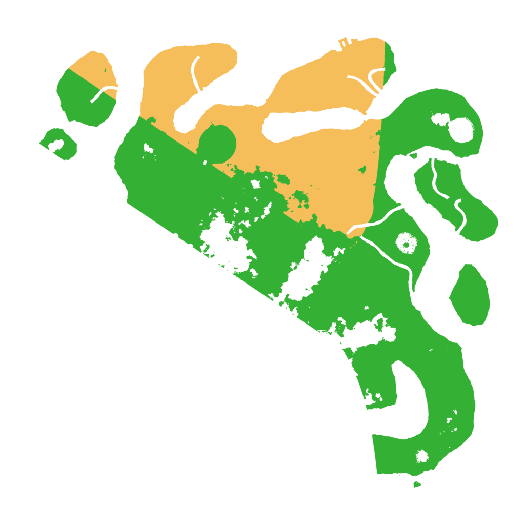 Biome Rust Map: Procedural Map, Size: 3800, Seed: 4366359