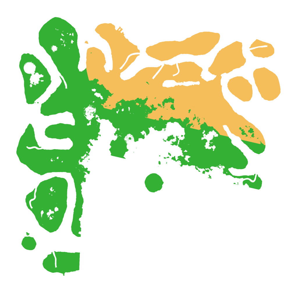 Biome Rust Map: Procedural Map, Size: 4500, Seed: 500473