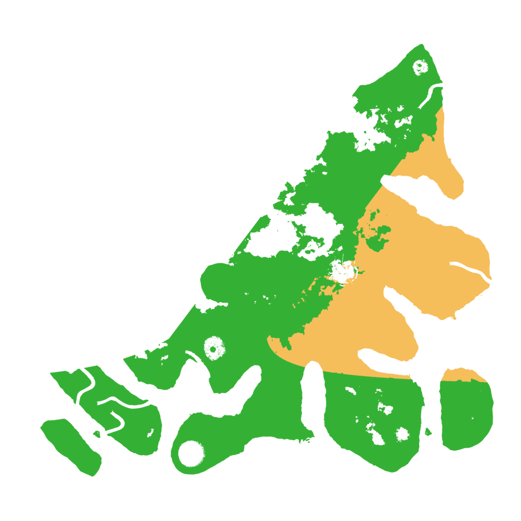 Biome Rust Map: Procedural Map, Size: 3550, Seed: 24994