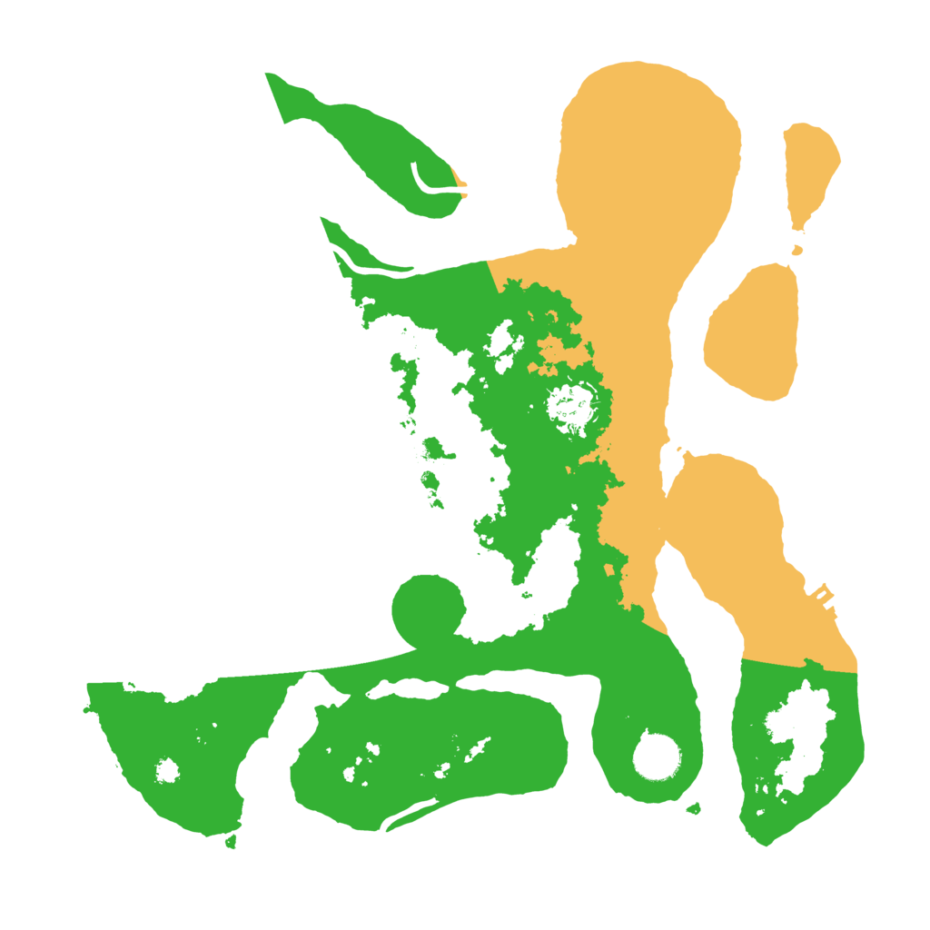 Biome Rust Map: Procedural Map, Size: 3500, Seed: 3017547