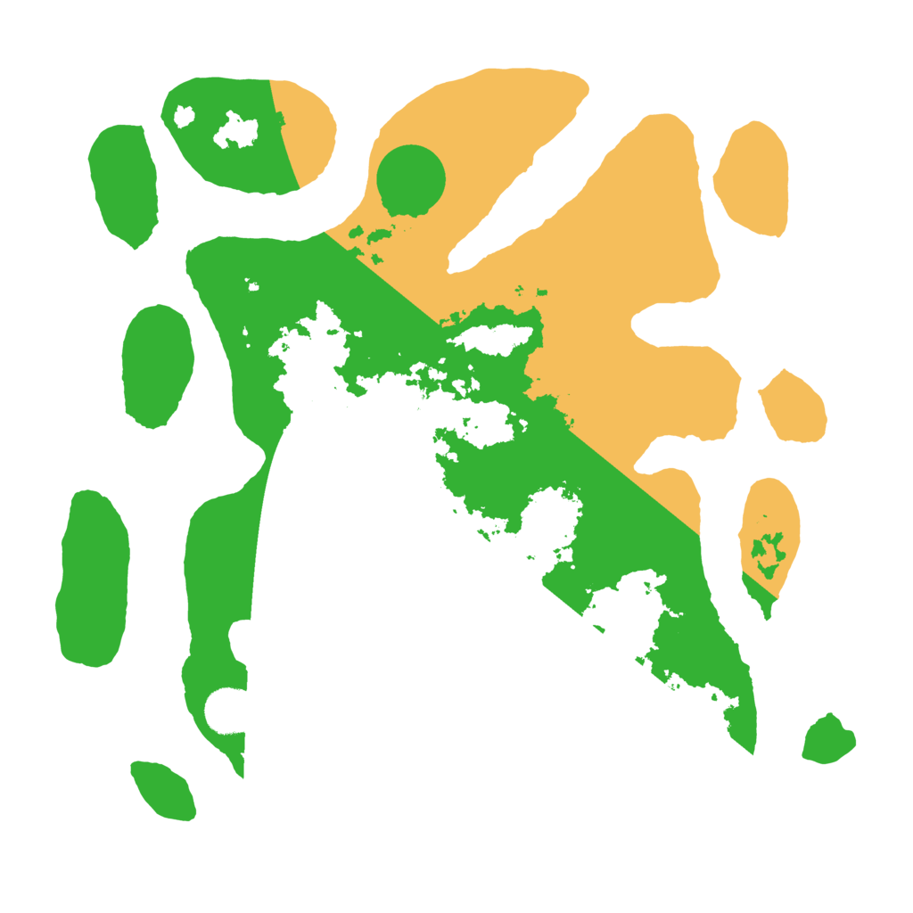 Biome Rust Map: Barren, Size: 3500, Seed: 2753740