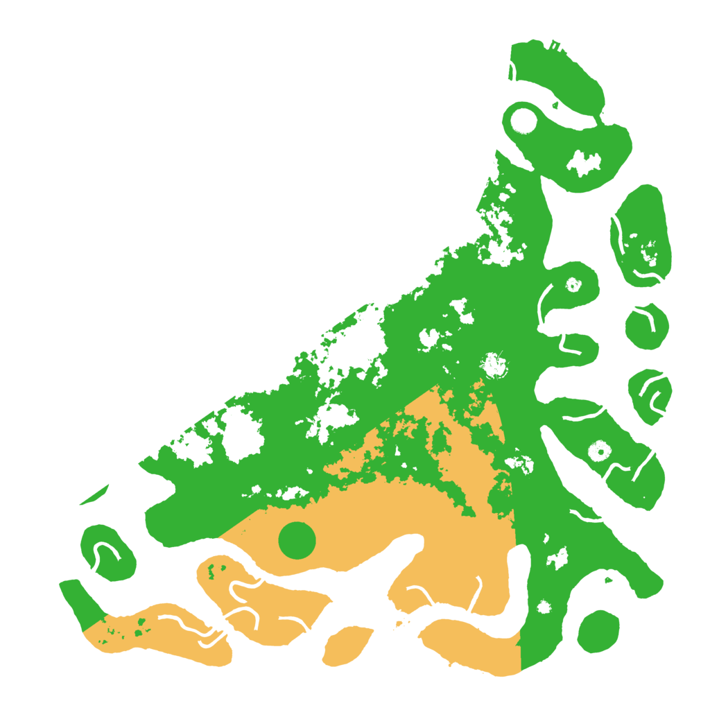 Biome Rust Map: Procedural Map, Size: 5000, Seed: 250375177