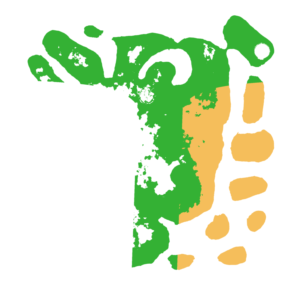 Biome Rust Map: Barren, Size: 3500, Seed: 6034820