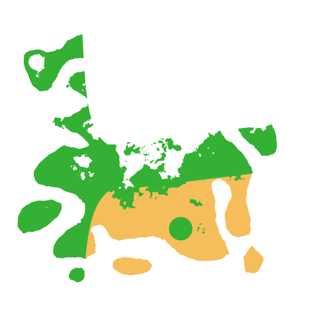 Biome Rust Map: Barren, Size: 3500, Seed: 649447