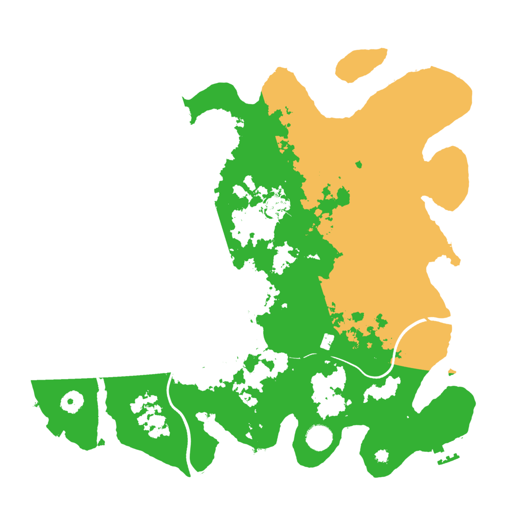 Biome Rust Map: Procedural Map, Size: 3500, Seed: 3051644