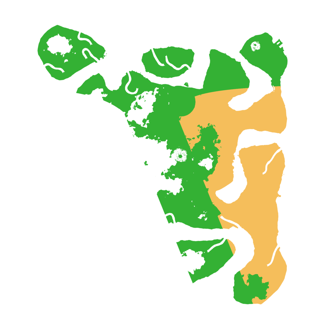 Biome Rust Map: Procedural Map, Size: 3500, Seed: 3900912