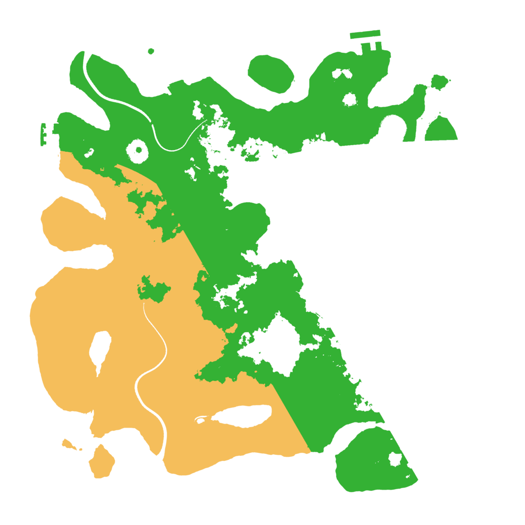 Biome Rust Map: Procedural Map, Size: 3500, Seed: 5232660