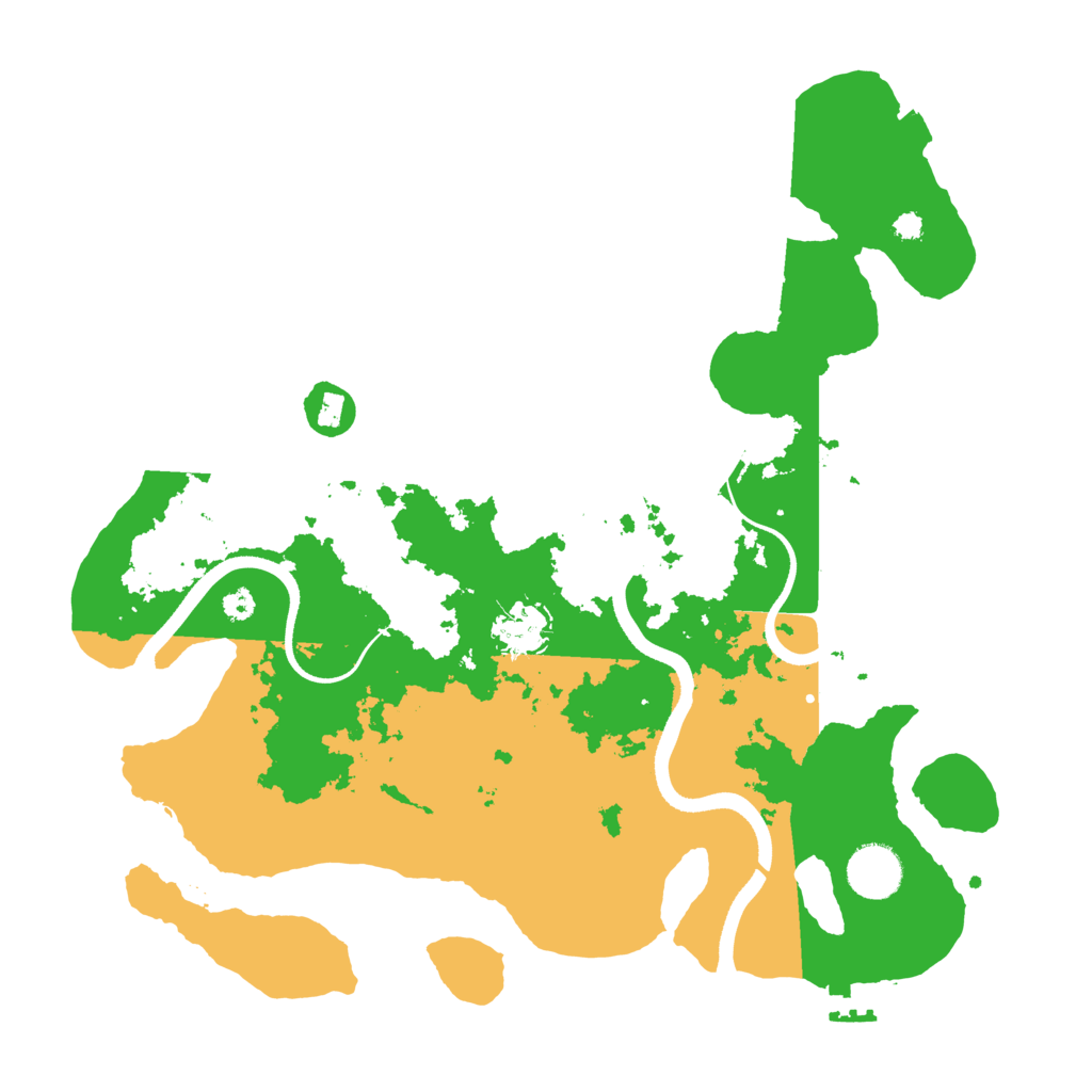 Biome Rust Map: Procedural Map, Size: 3500, Seed: 1362317