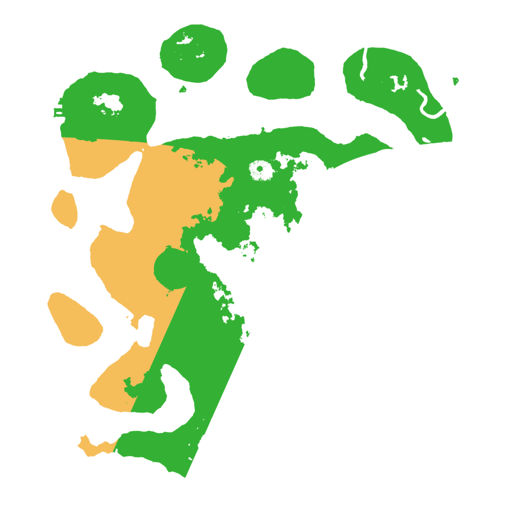 Biome Rust Map: Procedural Map, Size: 3500, Seed: 3036854