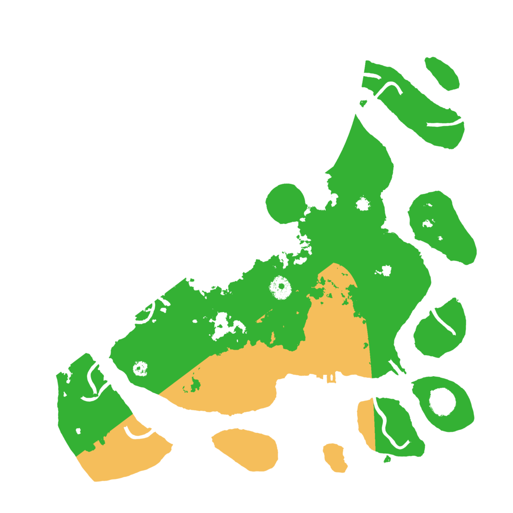 Biome Rust Map: Procedural Map, Size: 3500, Seed: 3562982