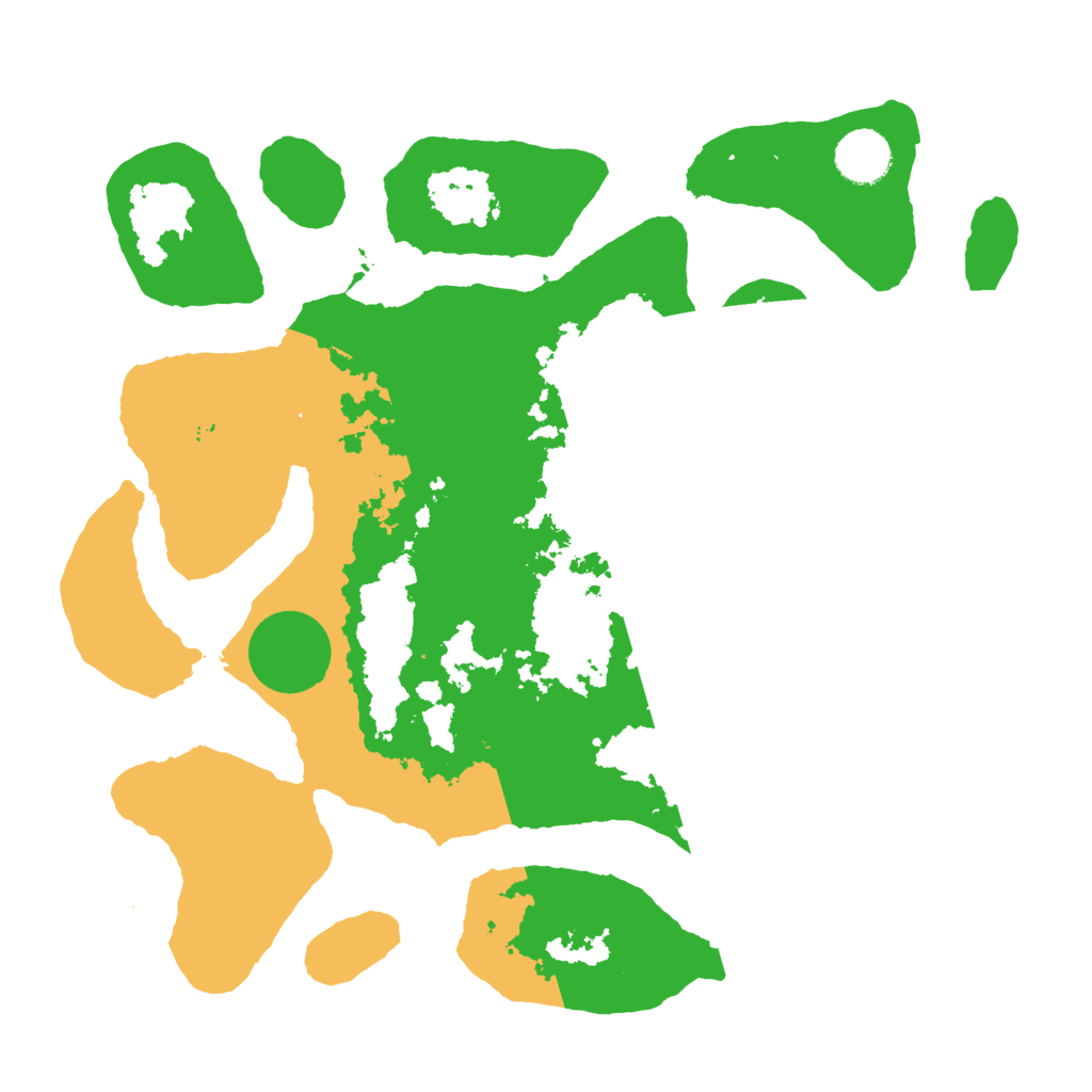 Biome Rust Map: Barren, Size: 3500, Seed: 1968931