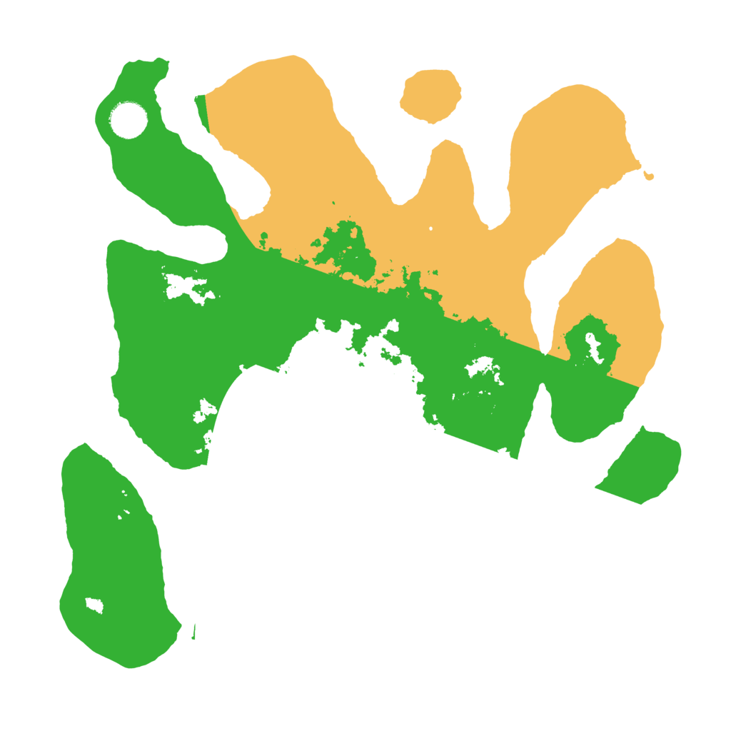 Biome Rust Map: Barren, Size: 3500, Seed: 2839419