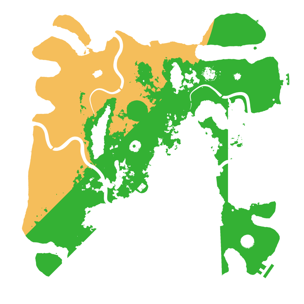 Biome Rust Map: Procedural Map, Size: 4000, Seed: 963042
