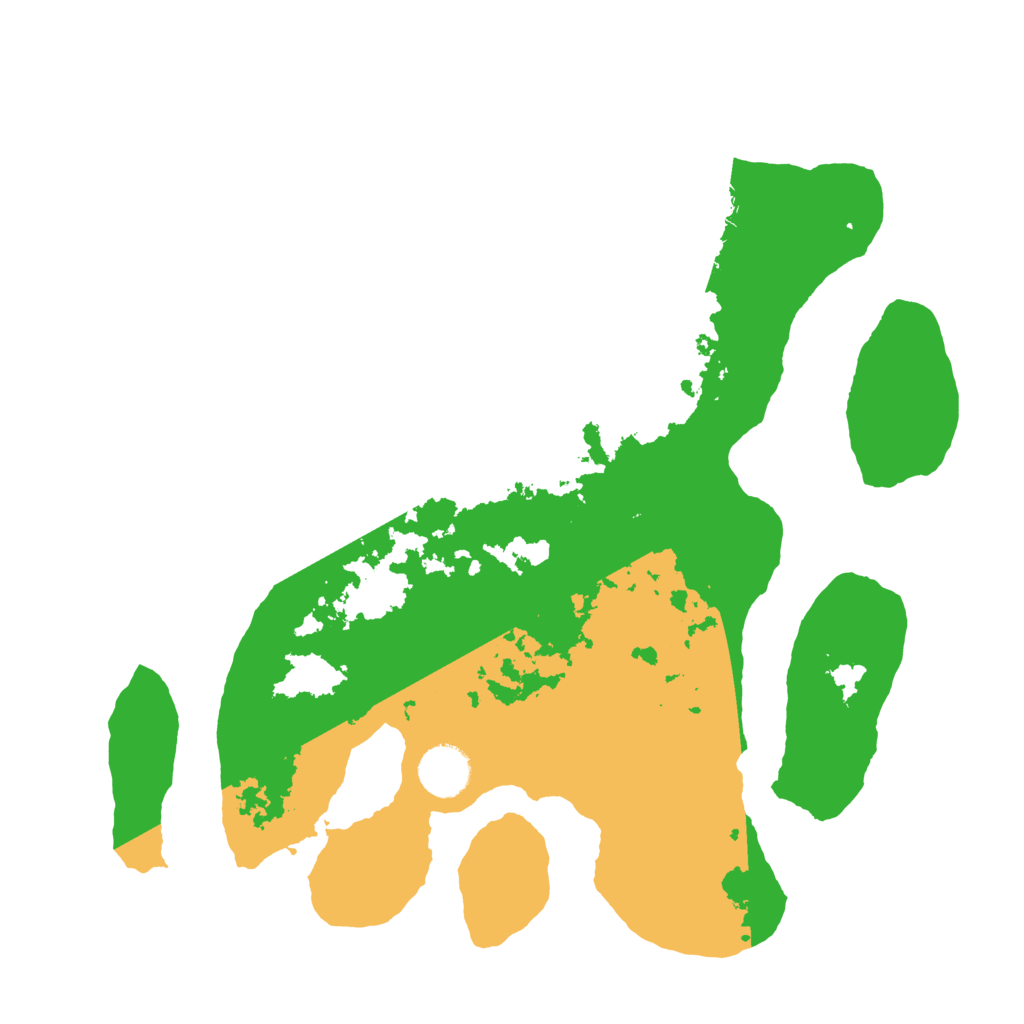 Biome Rust Map: Barren, Size: 3500, Seed: 5590401