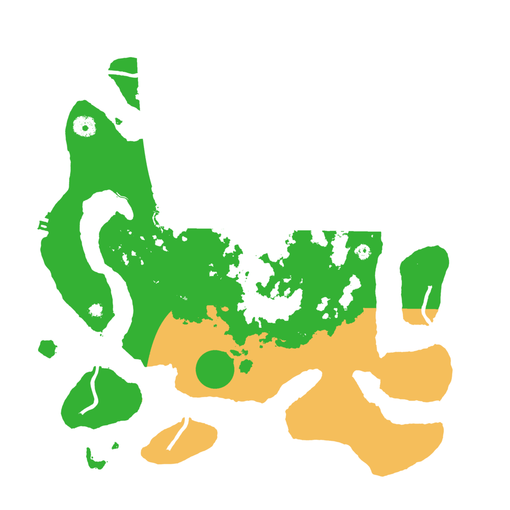 Biome Rust Map: Procedural Map, Size: 3500, Seed: 5673461