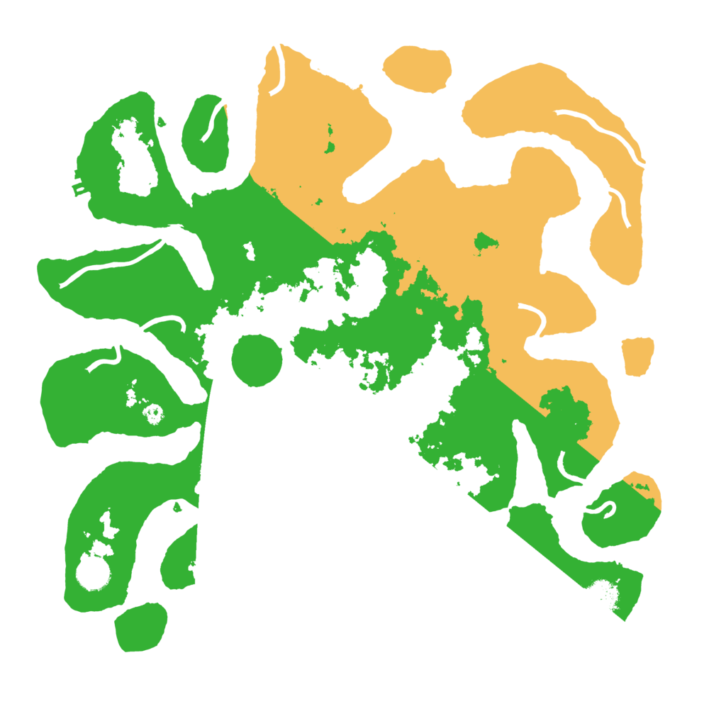 Biome Rust Map: Procedural Map, Size: 3800, Seed: 2950652