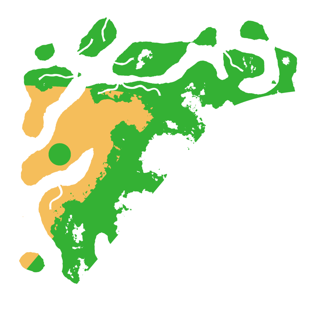 Biome Rust Map: Procedural Map, Size: 3800, Seed: 3941226