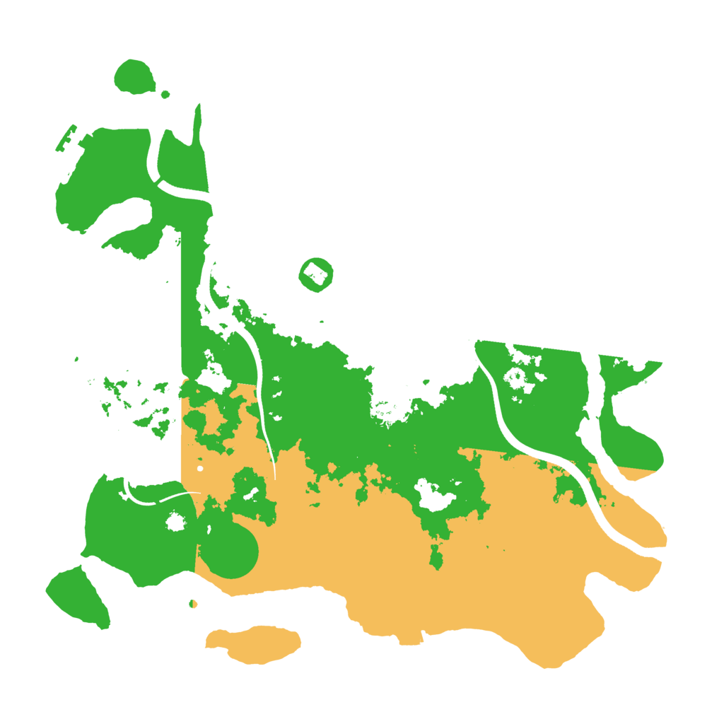 Biome Rust Map: Procedural Map, Size: 3500, Seed: 3913800