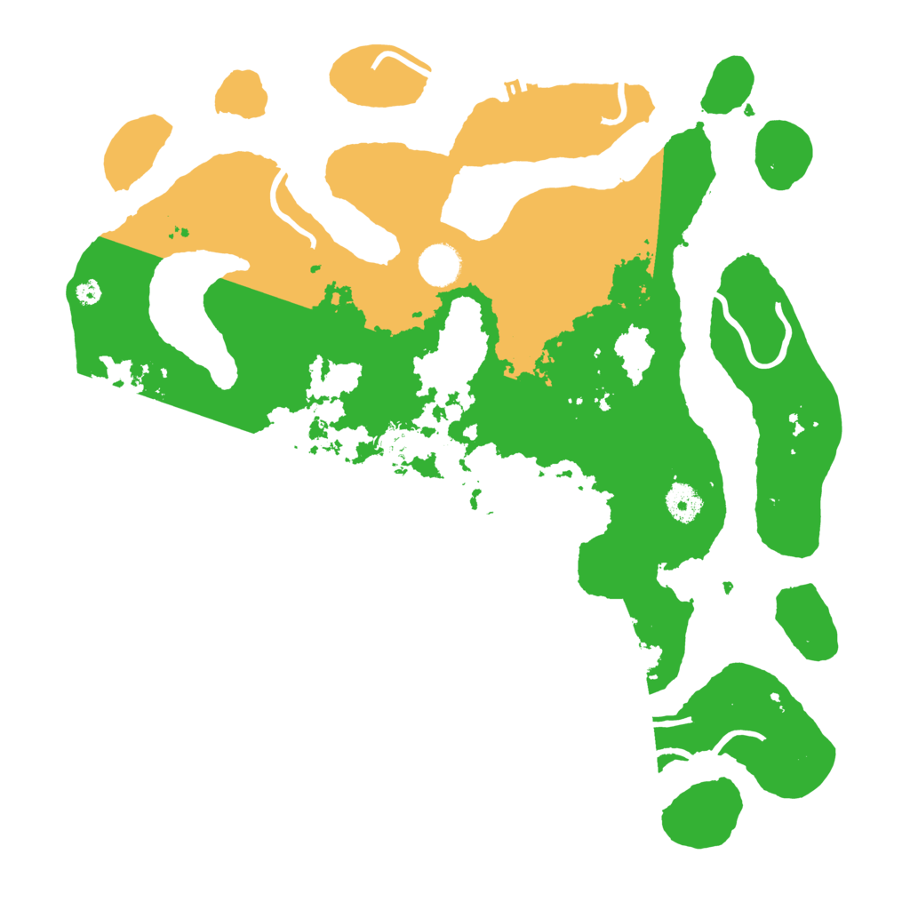 Biome Rust Map: Procedural Map, Size: 3800, Seed: 5280357