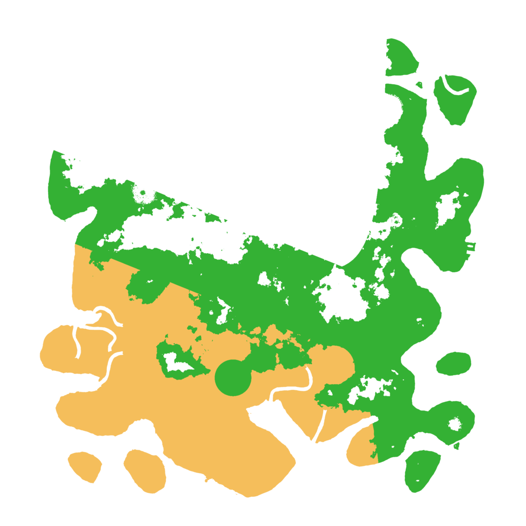 Biome Rust Map: Procedural Map, Size: 3800, Seed: 152377