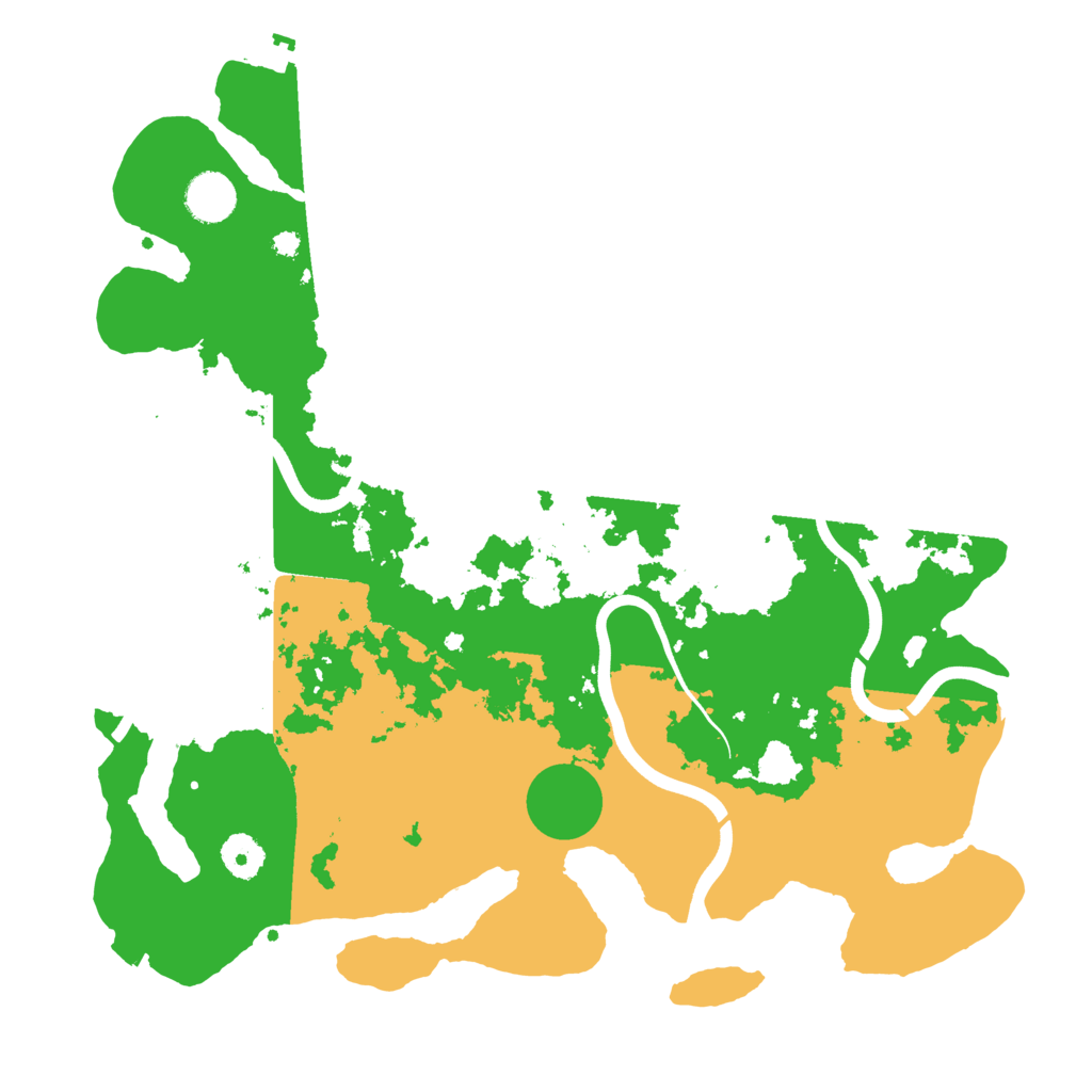 Biome Rust Map: Procedural Map, Size: 3800, Seed: 2156003