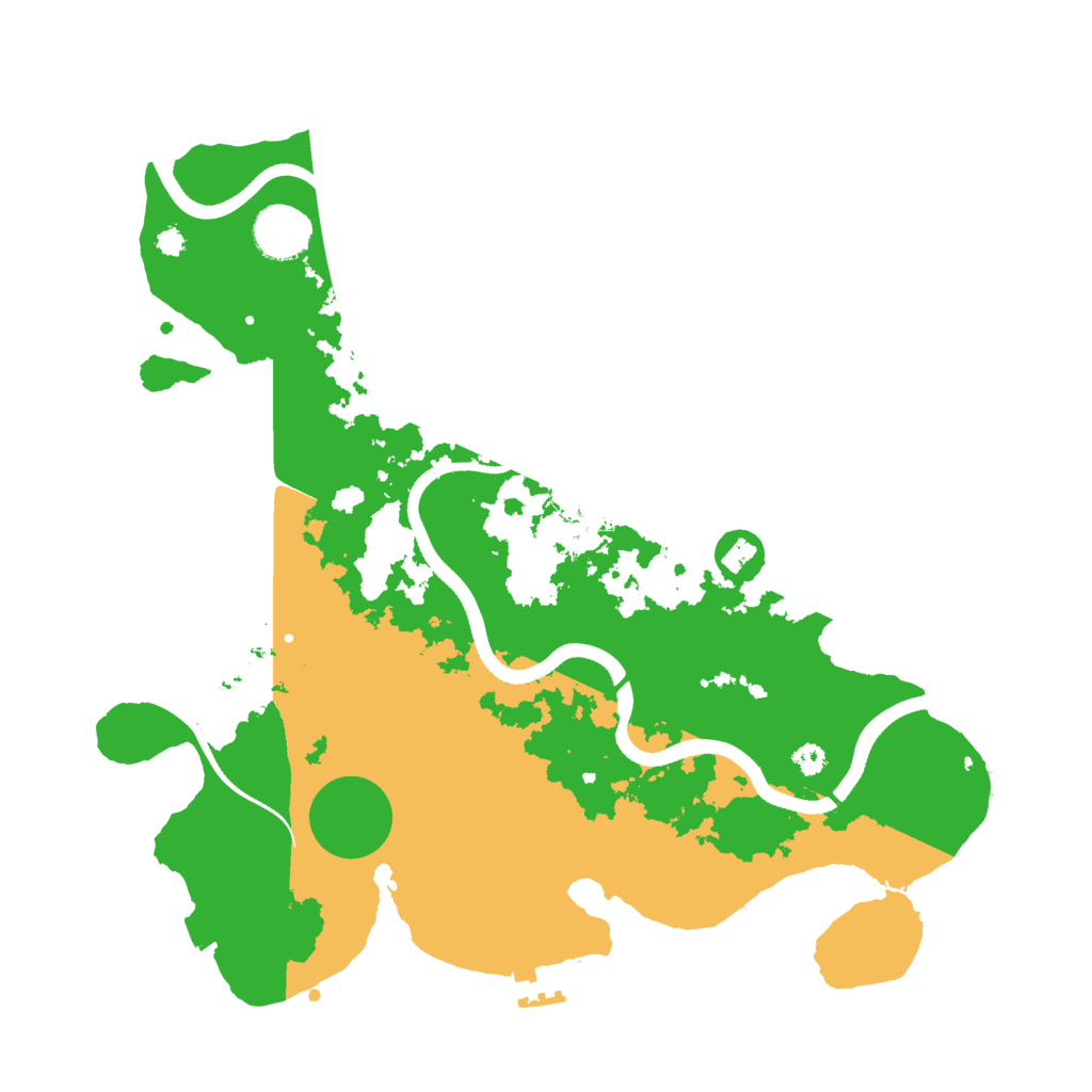 Biome Rust Map: Procedural Map, Size: 3500, Seed: 3426733