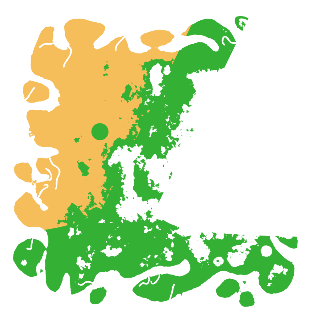 Biome Rust Map: Procedural Map, Size: 5000, Seed: 507098171