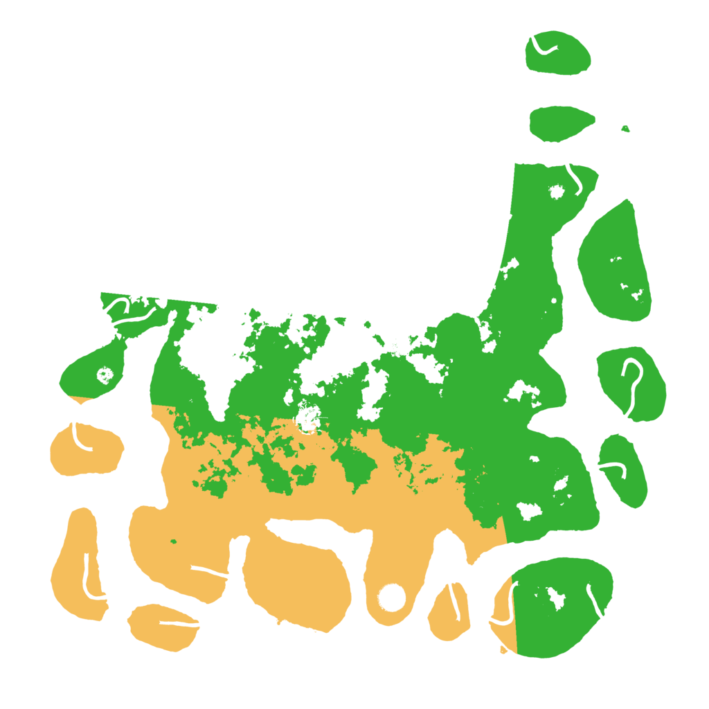 Biome Rust Map: Procedural Map, Size: 4500, Seed: 2514