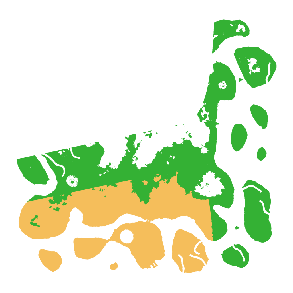 Biome Rust Map: Procedural Map, Size: 3800, Seed: 6320011