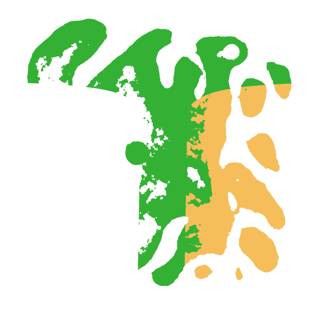 Biome Rust Map: Barren, Size: 3500, Seed: 2420940