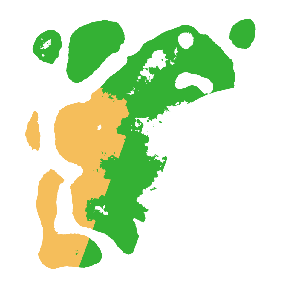 Biome Rust Map: Barren, Size: 3500, Seed: 4337716