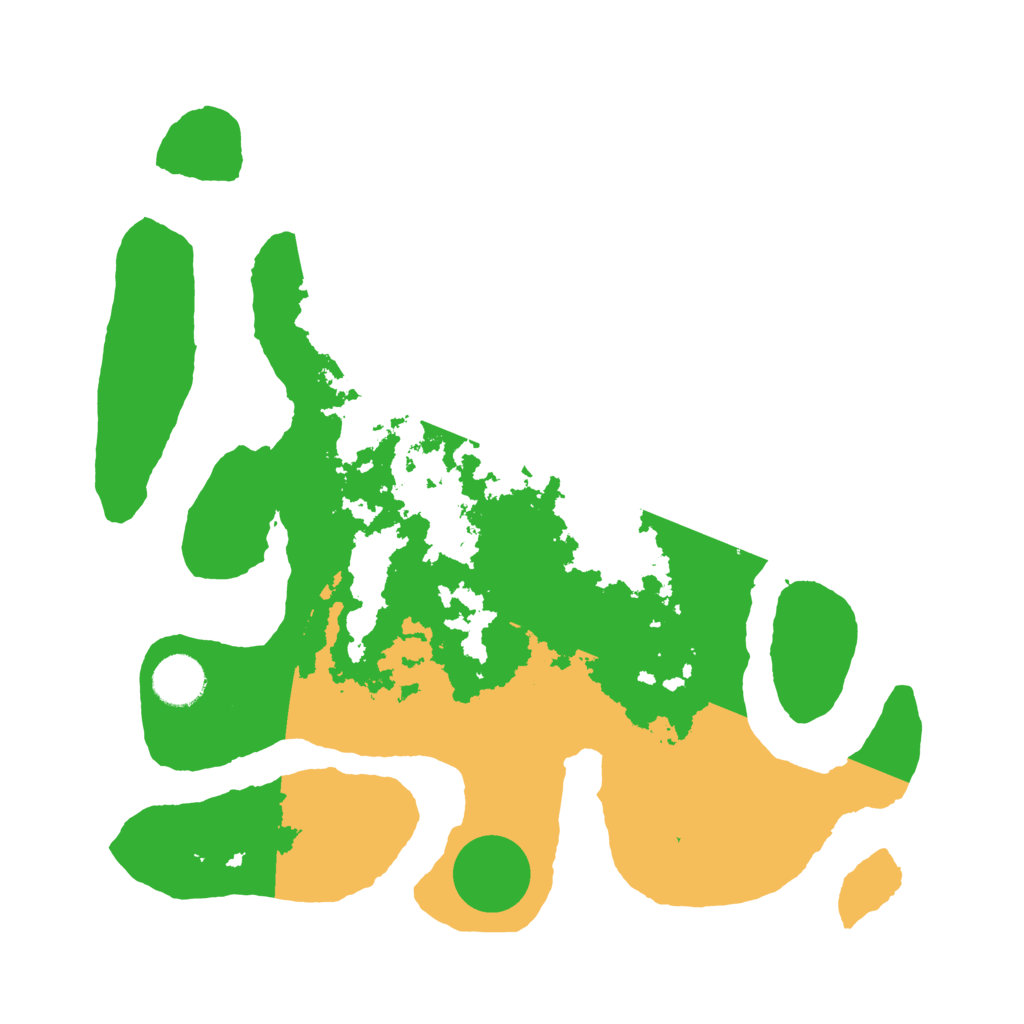 Biome Rust Map: Barren, Size: 3500, Seed: 4601260