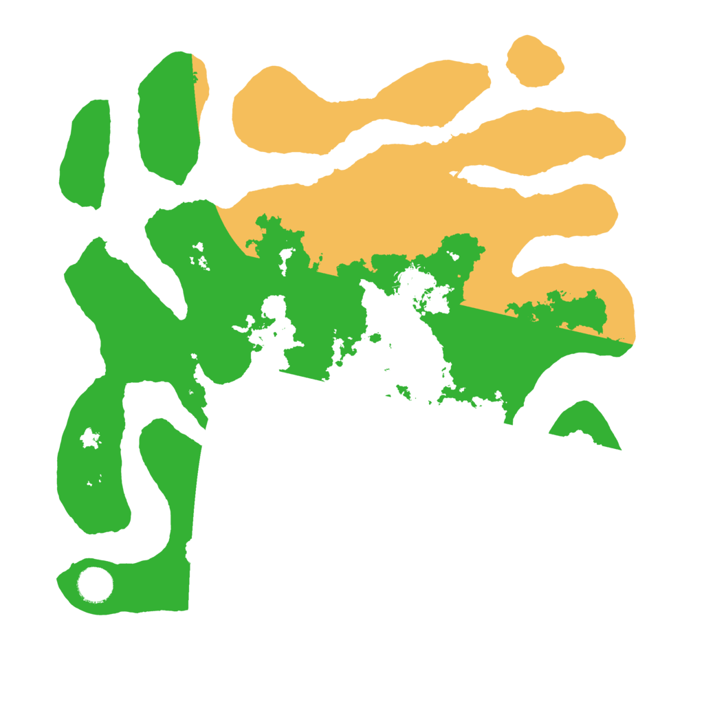 Biome Rust Map: Barren, Size: 3500, Seed: 3012822