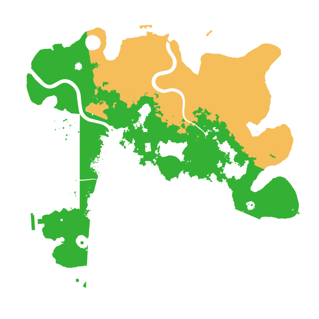 Biome Rust Map: Procedural Map, Size: 3800, Seed: 5952149