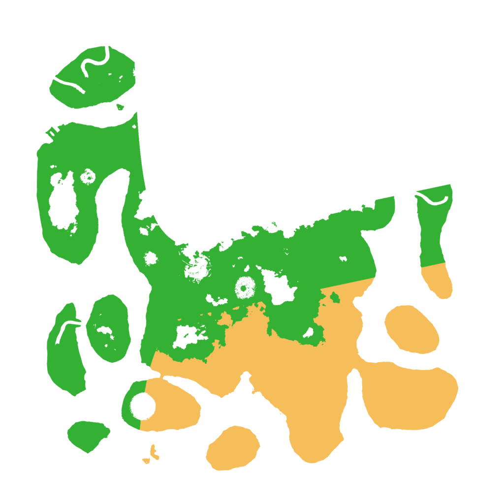 Biome Rust Map: Procedural Map, Size: 3500, Seed: 3717231