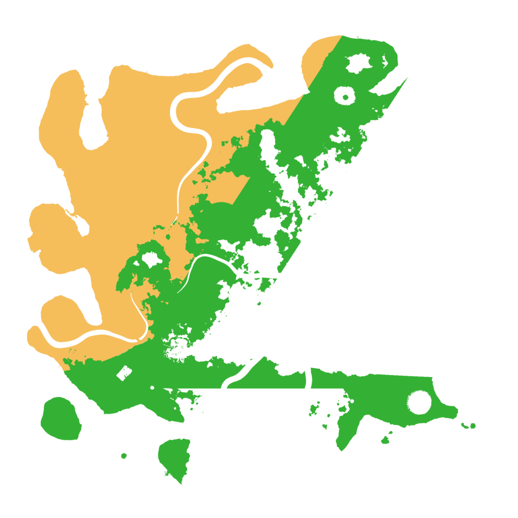 Biome Rust Map: Procedural Map, Size: 3800, Seed: 2424586