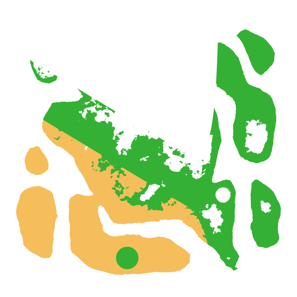 Biome Rust Map: Barren, Size: 3500, Seed: 6202504