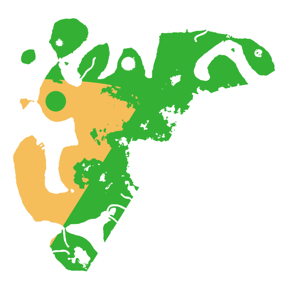 Biome Rust Map: Procedural Map, Size: 3800, Seed: 1226661