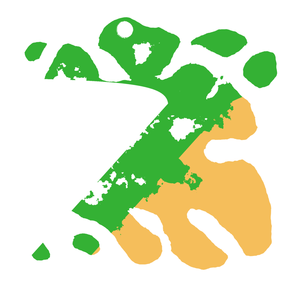 Biome Rust Map: Barren, Size: 3200, Seed: 2