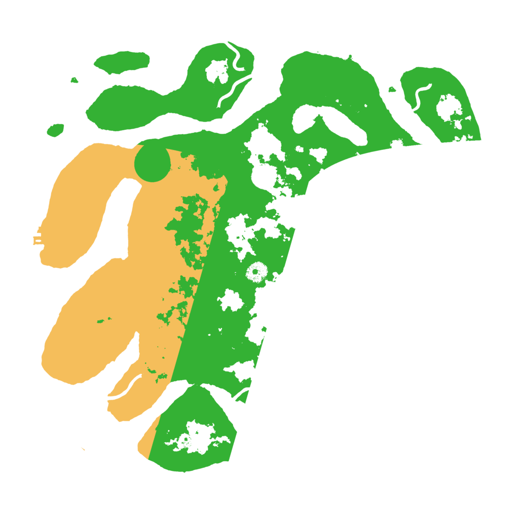 Biome Rust Map: Procedural Map, Size: 3800, Seed: 95251